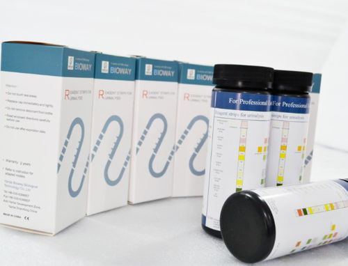 Tira de prueba de enfermedades renales - URS-10V - Bioway Biological Technology Co.,Ltd - de infección de las vías urinarias / para enfermermedades infecciosas / de pH