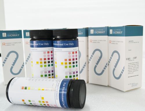 Tira de prueba de enfermedades renales - URS-14H - Bioway Biological Technology Co.,Ltd - de infección de las vías urinarias / para enfermermedades infecciosas / de pH