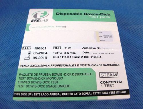 Kit de prueba de esterilización - TP01 - EFELAB SRL - Bowie-Dick