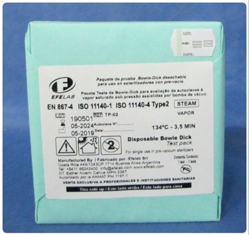 Kit de prueba de esterilización - TP02 - EFELAB SRL - Bowie-Dick