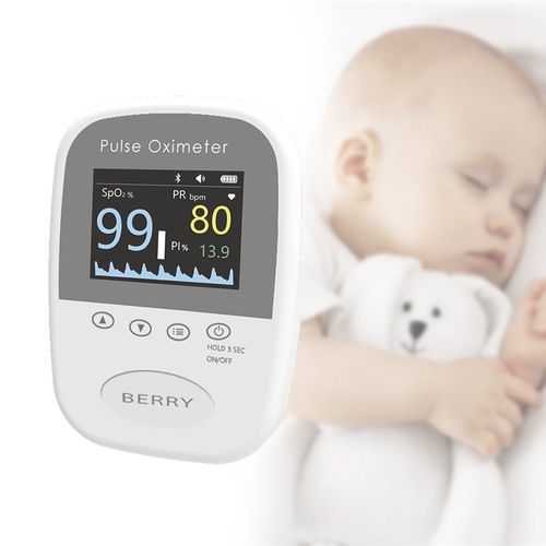 Pulsioxímetro portátil de mano - BM1000A   - Shanghai Berry Electronic Tech Co.,Ltd - médico / para asistencia domiciliaria / alimentado por batería