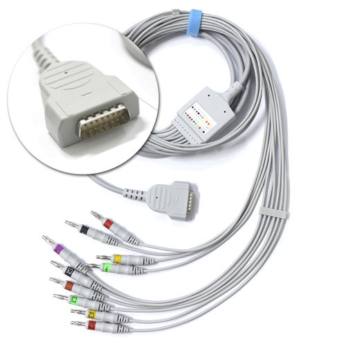 Cable de ECG para monitorización - Shanghai Berry Electronic Tech Co.,Ltd - 10 derivaciones / para GE Healthcare / para Nihon Kohden