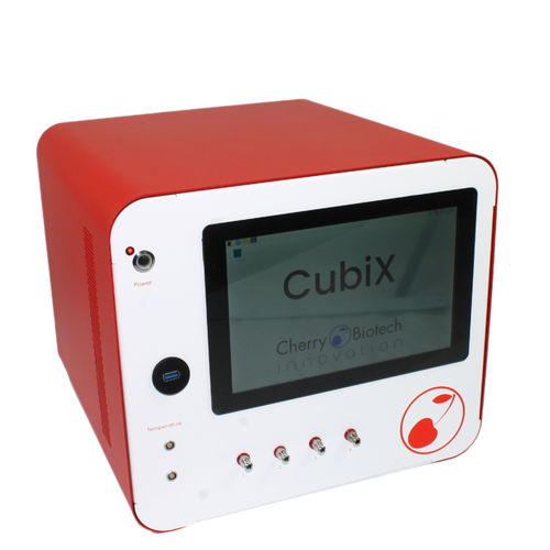 Controlador microfluídico - CubiX - CherryBiotech - de temperatura / de caudal / de pH