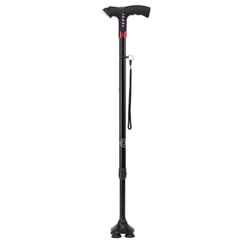 Bastón mango en T - JL9275L - Jianlian Homecare Products - con cuatro patas / antideslizante