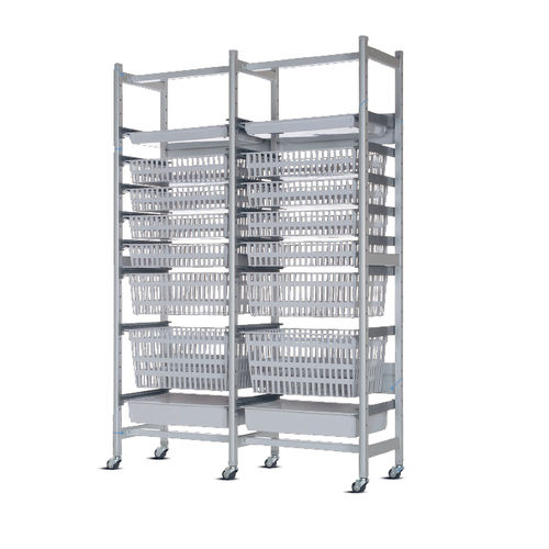 Armario de hospital - Modu-Max - DSI  - con estante / con ruedas / modular
