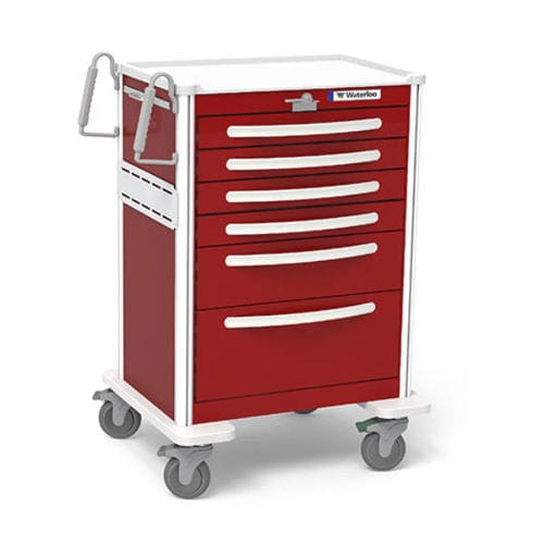Carro de emergencia - DSI  - de uso general / de aluminio / de plástico