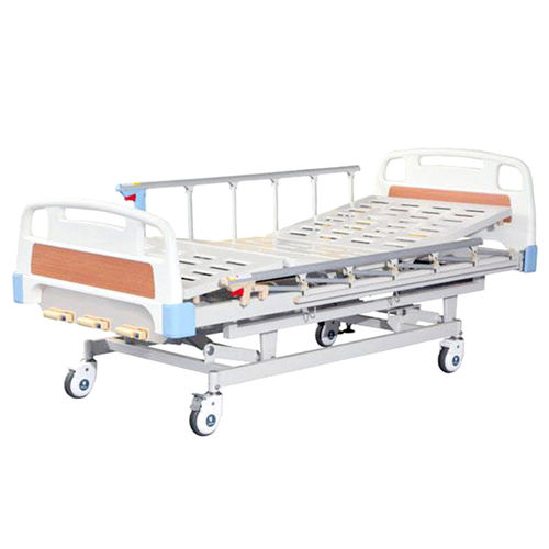 Cama de hospital - AG-BMS003 - Jiangsu Aegean Technology - manual / de altura regulable / con ruedas