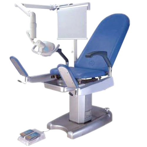 Sillón de reconocimiento ginecológico - AG-S101  - Jiangsu Aegean Technology - eléctrico / de altura variable / azul