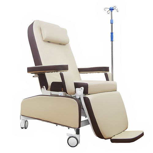 Sillón para extracción de sangre manual - AG-XD208A  - Jiangsu Aegean Technology - con ruedas