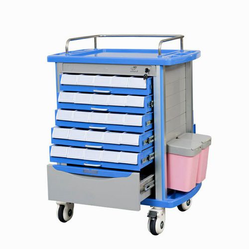 Carro para medicamentos - AG-MT011A1 - Jiangsu Aegean Technology - de dispensación de medicamentos / de aluminio / de plástico