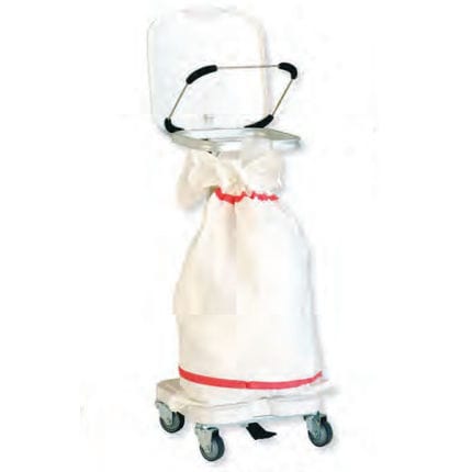 Carro para bolsas de limpieza - AISY-BAG 1 - WEPPES Solutions - para lavandería / 1 bolsa