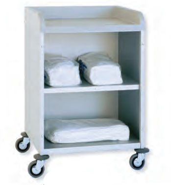 Carro para bolsas de distribución - AISY-CART 1 - WEPPES Solutions - 2 estantes / con bandeja
