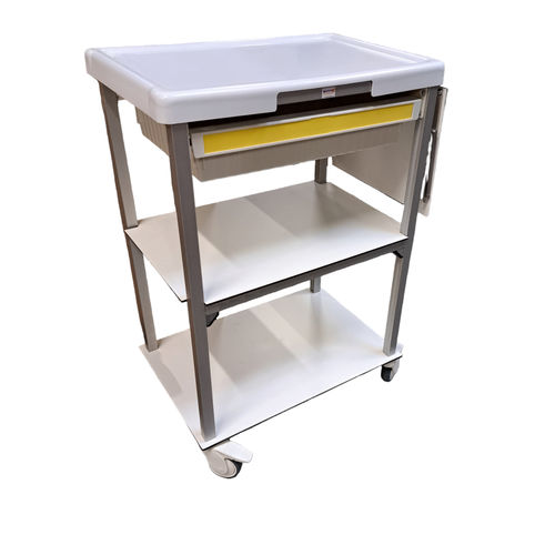 Carro para cuidados - WEELIGHT - WEPPES Solutions - de aluminio / con cajón / modular