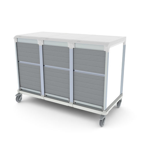 Carro médico - WEECART - WEPPES Solutions - de uso general / para instrumental / para aparato
