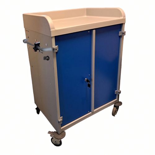 Carro para bolsas médico - AirWeel200  - WEPPES Solutions - para lavandería / con estante / con 2 puertas