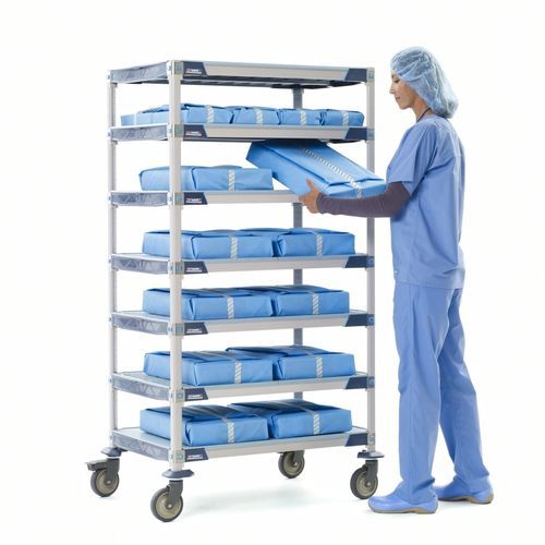 Estantería modular - MetroMax - WEPPES Solutions - móvil / estructura abierta / antibacterias