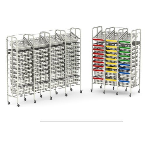 Estantería modular - WEERACK - WEPPES Solutions - para cestas / móvil / estructura abierta