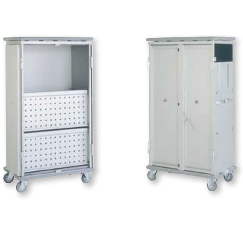 Carro para bolsas para ropa sucia - AISY-TRANS AR - WEPPES Solutions - médico / de distribución / 2 estantes