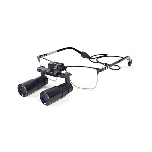Lupa quirúrgica con montura de gafas - PKHM-400X - Nanchang Micare Medical Equipment - con sistema abatible