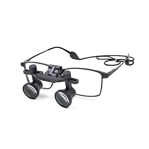 Lupa quirúrgica con montura de gafas - 21BPM - Nanchang Micare Medical Equipment - con sistema abatible