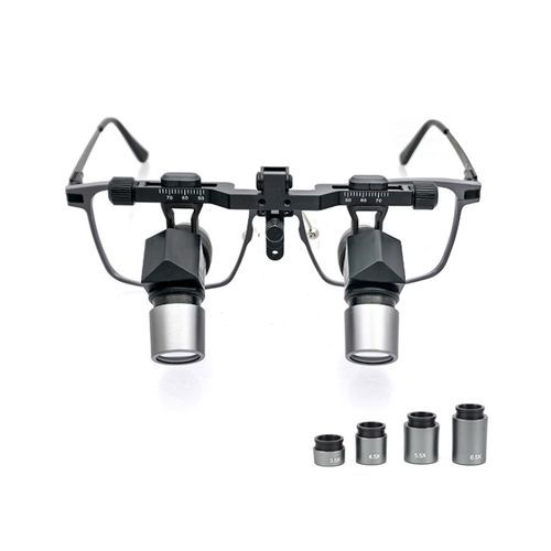 Lupa quirúrgica con montura de gafas - AEFM - Nanchang Micare Medical Equipment - con sistema abatible