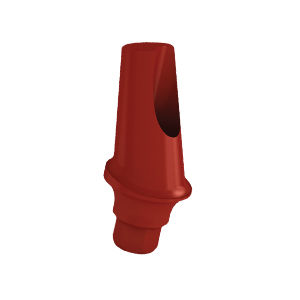 Pilar para implante de PEEK - PF1-0041 - TAG Dental - hexágono interno / en ángulo / temporal