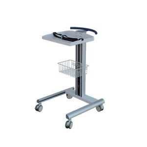 Carro médico - ETA1050 - Clebermed - para monitor / para ECG / de metal