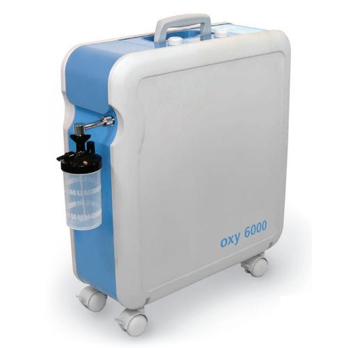 Concentrador de oxígeno médico - oxy 6000-6 - Bitmos GmbH - con ruedas / modular