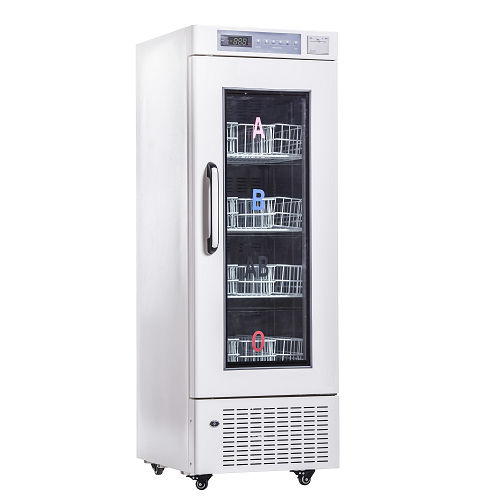 Refrigerador de banco de sangre - MBC-4V208 - U-Therm International (H.K.) Limited - de laboratorio / de tipo armario / con 1 puerta