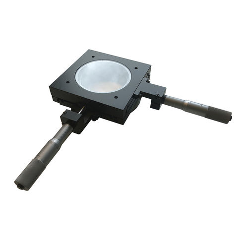 Mesa de guiado para microscopio - 100-MS50-GAN - OPTO Germany - manual / lineal / compacta