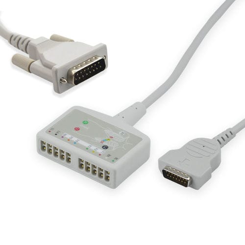 Cable de ECG para Schiller - OEM#20165 60- 001 - Med-link Electronics Tech - para GE Healthcare / para Philips