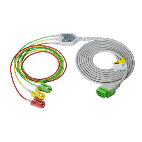 Cable de ECG para Siemens - EA002S3A - Med-link Electronics Tech - para Schiller / para Dräger / para GE Healthcare