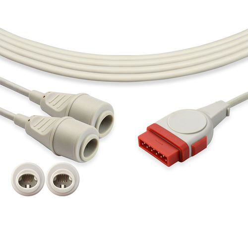 Cable IBP conectable - X0  - Med-link Electronics Tech - DIN / para GE Healthcare / para Philips