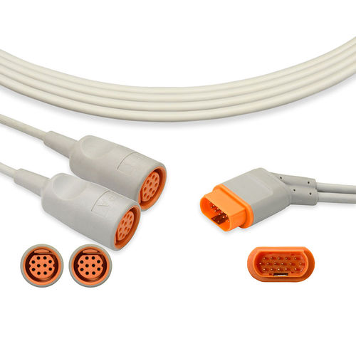 Cable IBP para GE Healthcare - X0004A  - Med-link Electronics Tech - para Philips / para Dräger