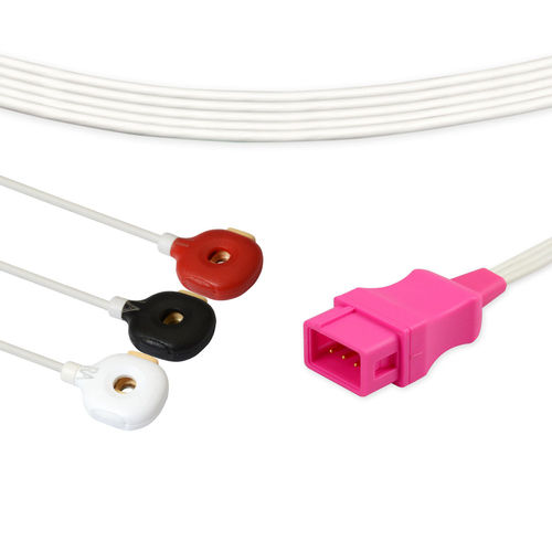 Cable de ECG 5 derivaciones - OEM#33103 - Med-link Electronics Tech - 3 hilos / para Siemens / para Dräger