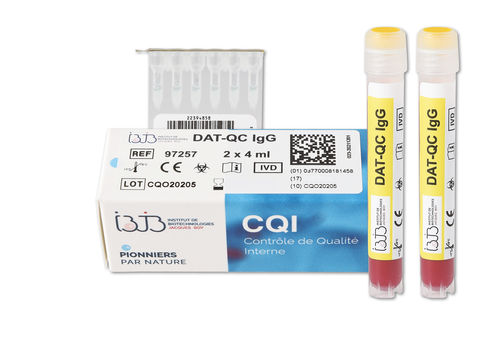 Reactivo de control de calidad - DAT-QC  - Institut de Biotechnologies Jacques Boy - para hematología / por inmunología / de laboratorio
