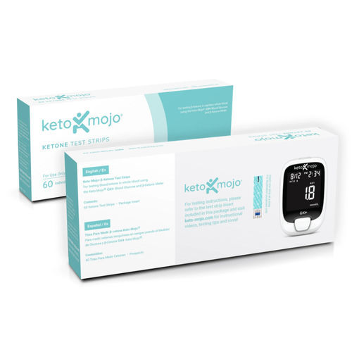 Tira de prueba de cetosis - KETO-MOJO - de sangre / con tira reactiva