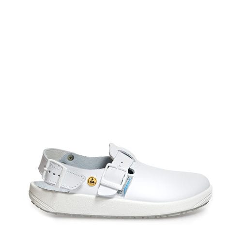 Zueco hospitalario unisex - 02-0005100 - ABEBA - antideslizante / antiestático / blanco