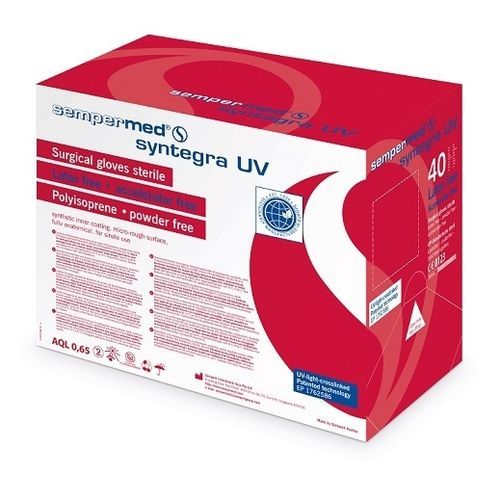 Guante sin látex - syntegra UV - Sempermed Industrial - de poliisopreno / quirúrgico / sin polvo