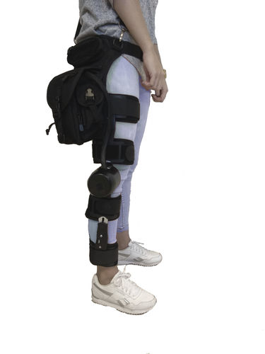 Exoesqueleto de rehabilitación para una pierna - BELK - Gogoa Mobility Robots - de marcha