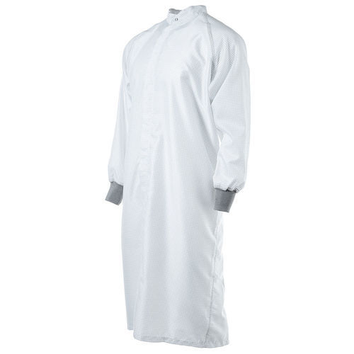 Casaca sanitaria unisex - 02ESD1 - Dastex - antiestática / blanca / azul