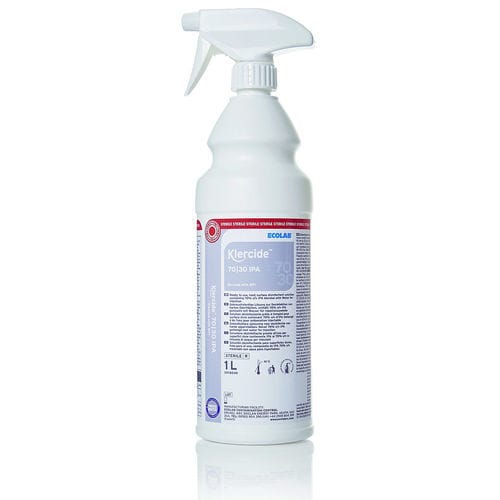 Desinfectante para dispositivos médicos - Klercide™ 70 IPA - Dastex - para mesas de laboratorio / para suelos y superficies / líquido