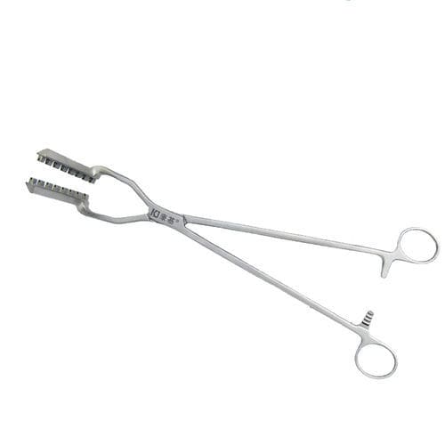Pinza quirúrgica - 101.132 - Hangzhou Kangji Medical Instruments - para laparoscopia / abrazadera / dentada