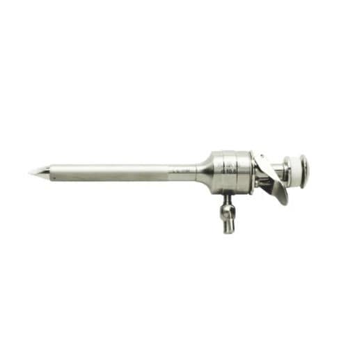 Trocar laparoscópico - 101.00 series - Hangzhou Kangji Medical Instruments - con hoja protegida / con puerto insuflación / con vaina