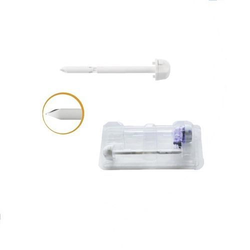 Trocar laparoscópico - 101Y.40 series - Hangzhou Kangji Medical Instruments - con hoja protegida