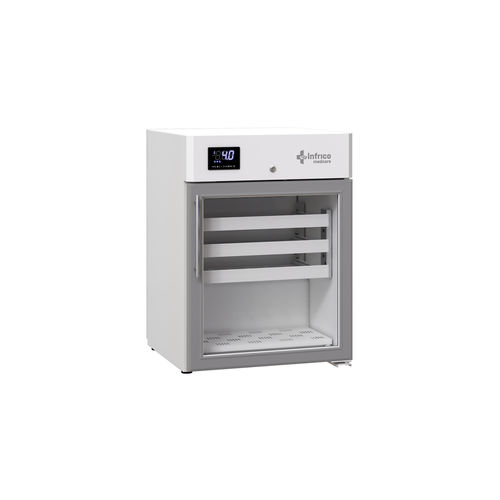 Refrigerador de laboratorio - LER 16G - Infrico - empotrable / con 1 puerta / con puerta de cristal