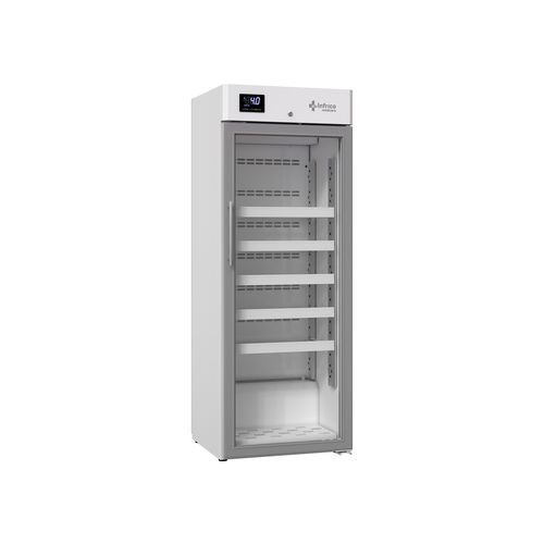 Refrigerador de laboratorio - LER 28G - Infrico - vertical / con 1 puerta / con puerta de cristal