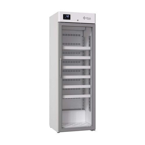 Refrigerador de laboratorio - LER 37G - Infrico - de tipo armario / con 1 puerta / con puerta de cristal