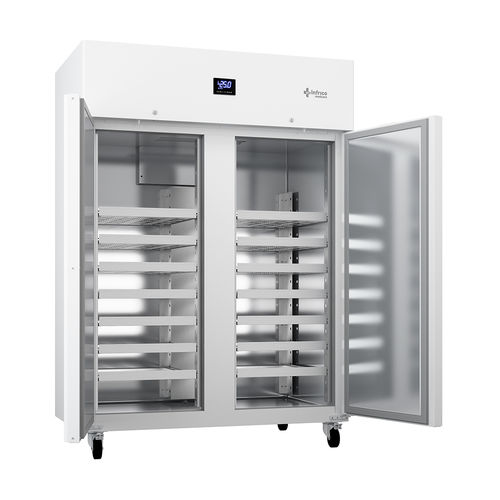 Congelador de laboratorio - LTF130SD - Infrico - con ruedas / con 2 puertas / anticorrosión
