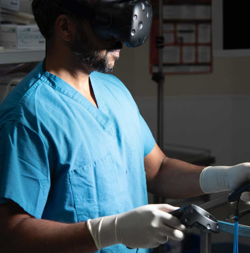 Simulador para cirugía ortopédica - PrecisionOS - de realidad virtual